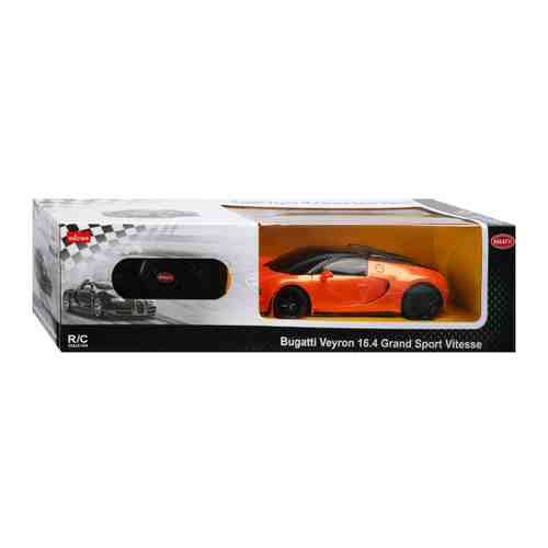 Игрушка Rastar Машина 1:24 Bugatti Grand Sport Vitesse оранжевый арт. 3484906