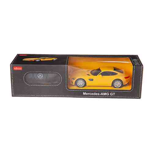 Игрушка Rastar Машина 1:24 Mercedes AMG GT3 желтый арт. 3484907