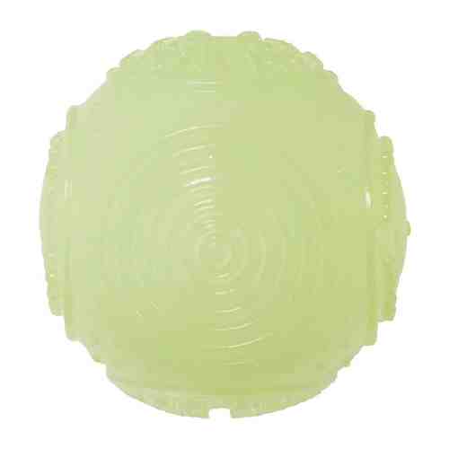 Игрушка Rosewood Мяч светящаяся в темноте зеленый для собак 7 см арт. 3443936