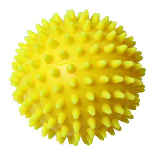 Игрушка Зооник Мяч массажный №3 желтый для собак 8 см арт. 3483323