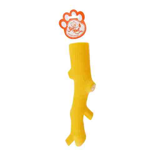 Игрушка Зооник Ветка большая желтая для собак 30 см арт. 3483277