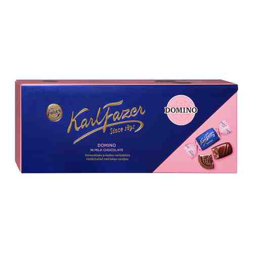 Конфеты Karl Fazer из молочного шоколада с печеньем из какао и крошкой со вкусом ванили 270 г арт. 3421826