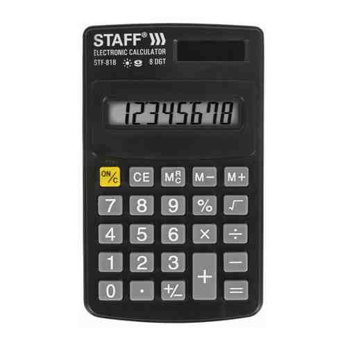Калькулятор карманный Staff STF-818 арт. 3437251