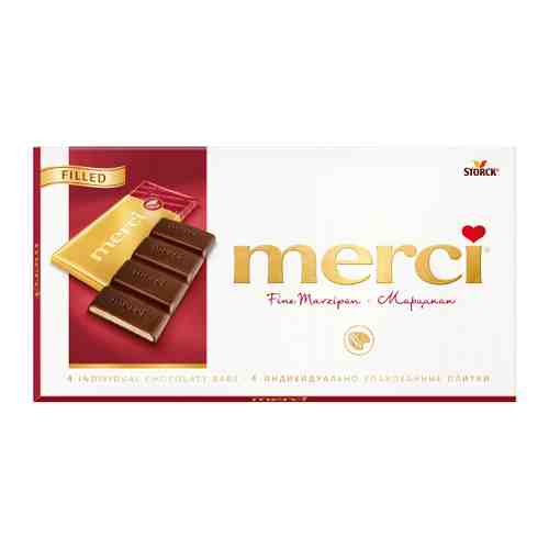 Шоколад Merci с марципаном 112 г арт. 3410881