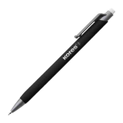 Карандаш чернографитный Kores Soft Touch механический с ластиком (толщина грифеля 0.5 мм) арт. 3505747