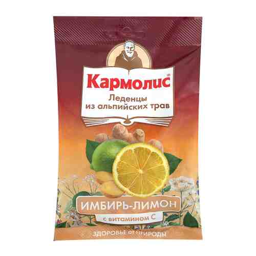Кармолис Леденцы Имбирь-Лимон с витамином С 75 г арт. 3388200