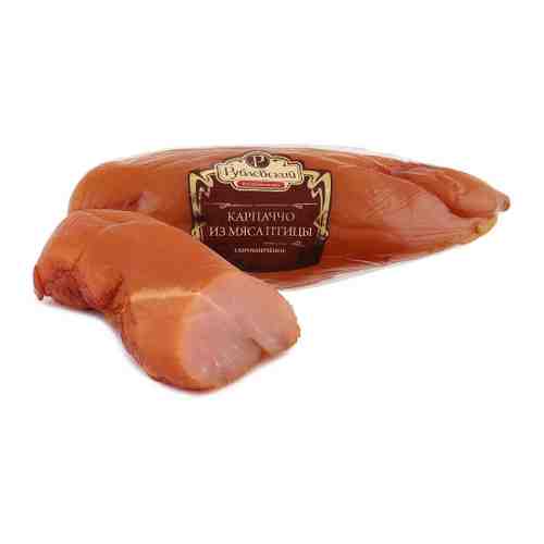 Карпаччо из мяса птицы сырокопченое Рублевский МК 0.2-0.5 кг арт. 2012479