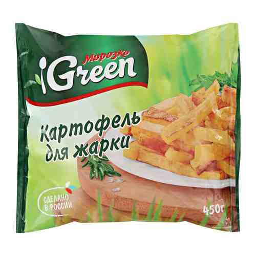 Картофель фри Морозко Green для жарки замороженный 450 г арт. 3325031