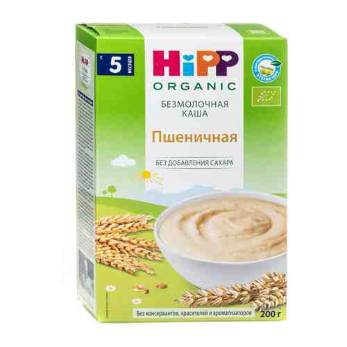 Каша Hipp Пшеничная безмолочная с 5 месяцев 200 г арт. 3348015