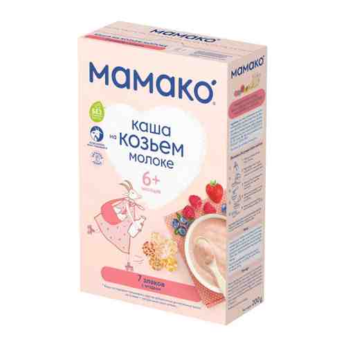 Каша Мамако 7 злаков на козьем молоке ягоды с 6 месяцев 200 г арт. 3454648