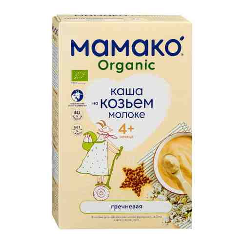 Каша Мамако гречневая на козьем молоке с 4 месяцев 200 г арт. 3454671
