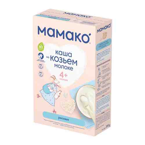 Каша Мамако рисовая на козьем молоке с 4 месяцев 200 г арт. 3454646