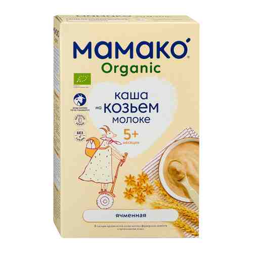 Каша Мамако ячменная на козьем молоке с 5 месяцев 200 г арт. 3454672