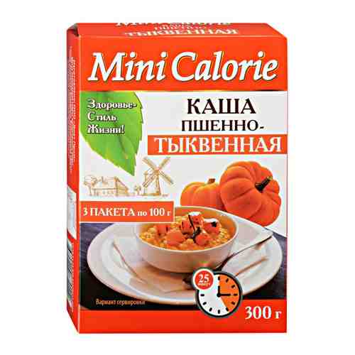Каша пшенная Mini Calorie с тыквой быстрого приготовления 300 г арт. 3408864