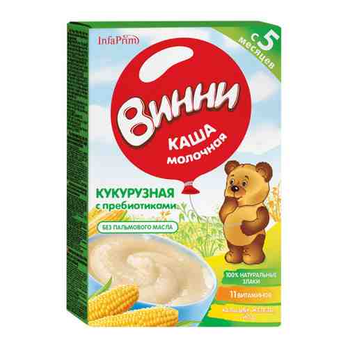 Каша Винни кукурузная молочная с 5 месяцев 200 г арт. 3454662