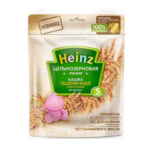 Кашка Heinz пшеничная безмолочная быстрорастворимая с 5 месяцев 180 г арт. 3336577