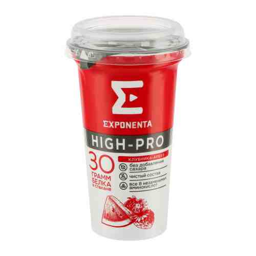 Напиток Exponenta High-pro кисломолочный клубника арбуз 250 г арт. 3505271