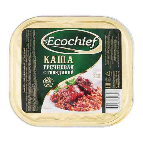 Каша Ecochief гречневая с говядиной ГОСТ 250 г арт. 3514224