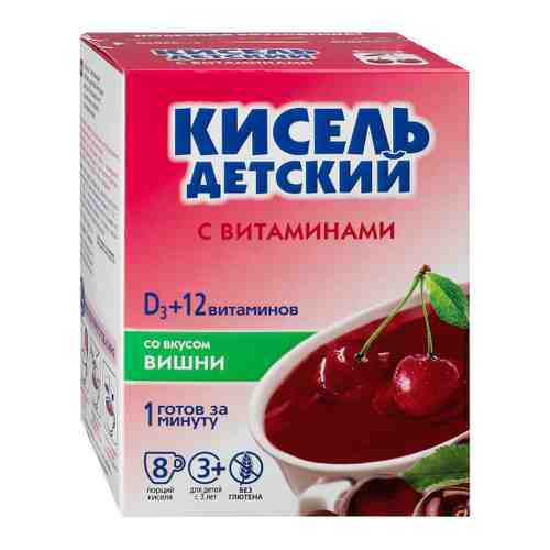 Кисель Витошка для детей с витаминами со вкусом вишни 8 штук по 25 г арт. 3485251