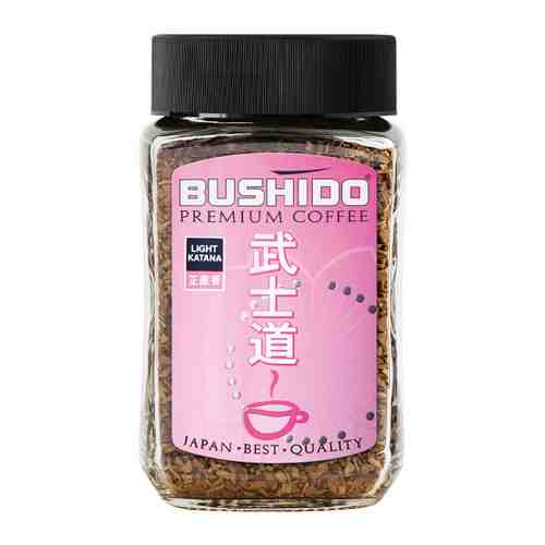 Кофе Bushido Light Katana растворимый сублимированный 100 г арт. 3356891
