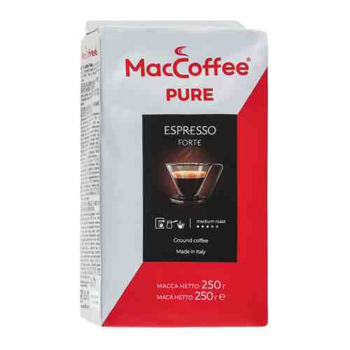Кофе MacCoffee PURE Espresso Forte молотый 250 г арт. 3501385