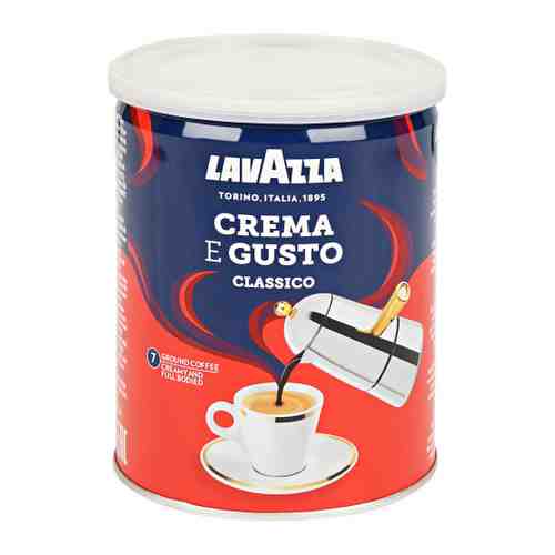 Кофе Lavazza Crema e Gusto Classico молотый 250 г арт. 3394035