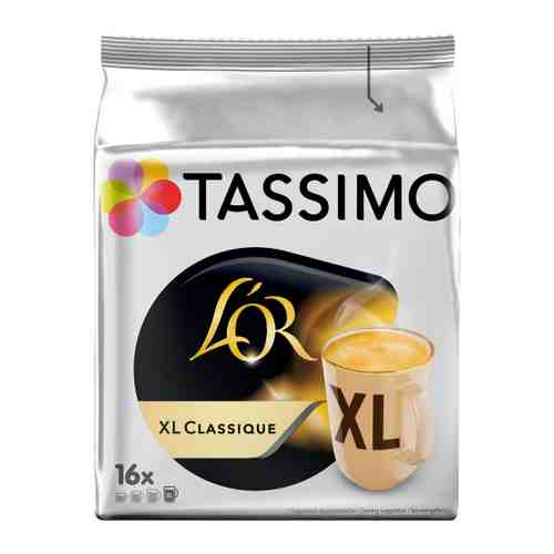 Кофе Tassimo L'or XL Classique молотый 16 капсул по 8.5 г арт. 3395842
