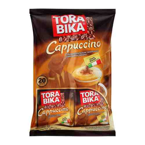 Кофейный напиток Torabika Cappuccino с шоколадной крошкой 20 пакетиков по 25 г арт. 3445171