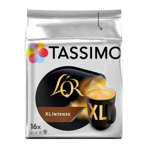 Кофе Tassimo L'or XL Intense молотый 16 капсул по 8.5 г арт. 3395843