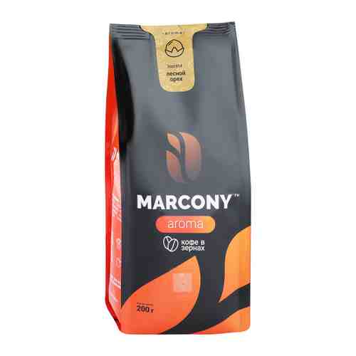 Кофе Marcony Aroma Лесной орех в зернах 200 г арт. 3417250