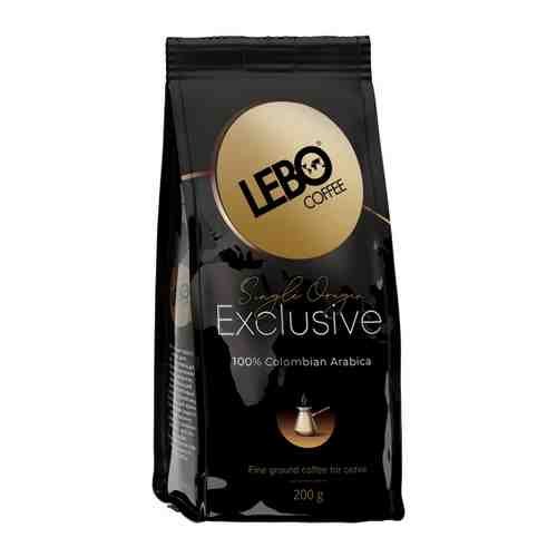 Кофе Lebo Exclusive арабика средней обжарки молотый для турки 200 г арт. 3461514