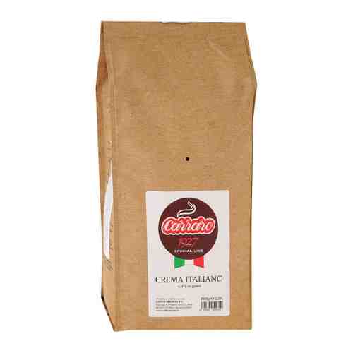 Кофе Carraro Crema Italiano в зернах 1 кг арт. 3375251