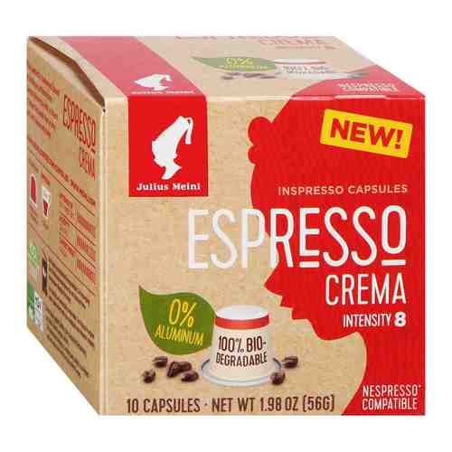 Кофе Julius Meinl Эспрессо Крема 10 капсул по 5.6 г арт. 3407913