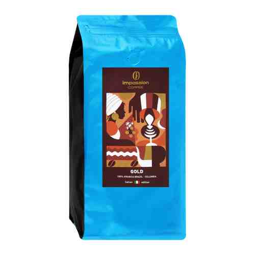 Кофе Impassion Gold Espresso в зернах 1 кг арт. 3478343