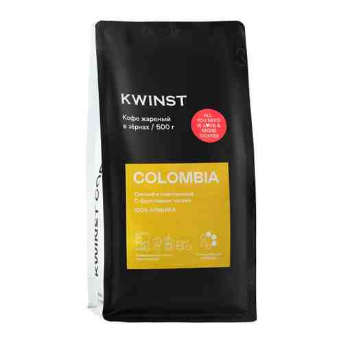 Кофе Kwinst Colombia жареный в зернах 500 г арт. 3449122