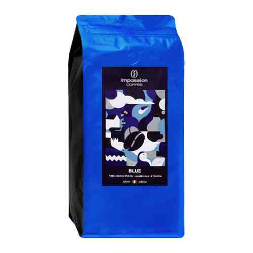 Кофе Impassion Blue Espresso в зернах 1 кг арт. 3478320