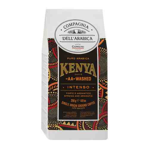 Кофе Compagnia Dell'Arabica Puro Arabica Kenya AA Washed молотый 250 г арт. 3472726