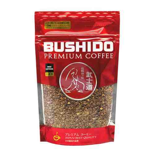Кофе Bushido Red Katana растворимый сублимированный 75 г арт. 3409537