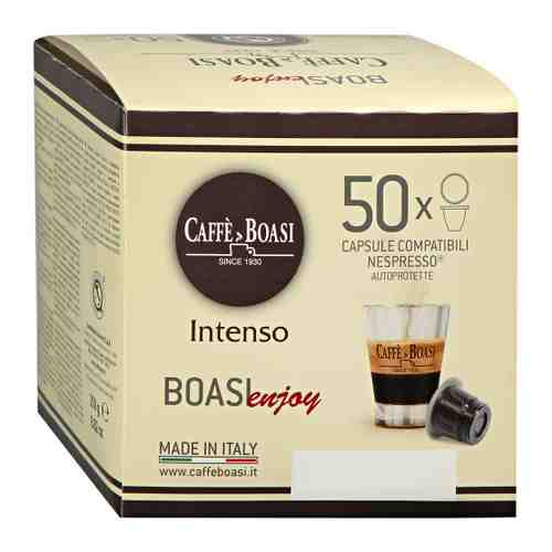 Кофе Caffe Boasi Enjoy Intenso для системы Nespresso 50 капсул по 5 г арт. 3440258