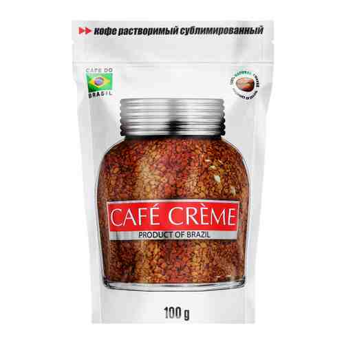 Кофе Cafe Creme натуральный растворимый сублимированный 100 г арт. 3281982
