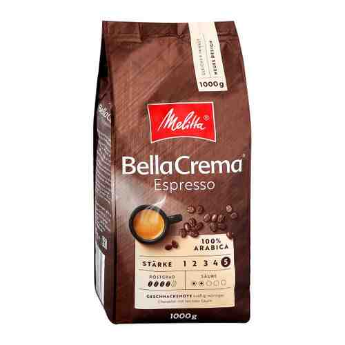 Кофе Melitta BellaCrema Cafe Espresso в зернах 1 кг арт. 3406186