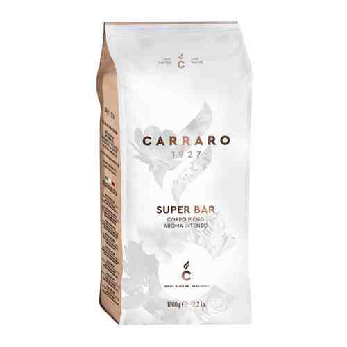 Кофе Carraro Super Bar в зернах 1 кг арт. 3474521