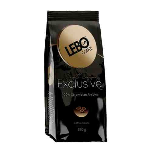 Кофе Lebo Exclusive арабика средней обжарки в зернах 250 г арт. 3461513
