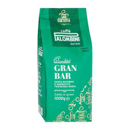 Кофе Palombini Gran Bar в зернах 1 кг арт. 3499194