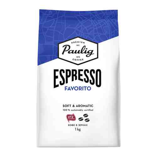 Кофе Paulig Espresso Favorito в зернах 1 кг арт. 3434804