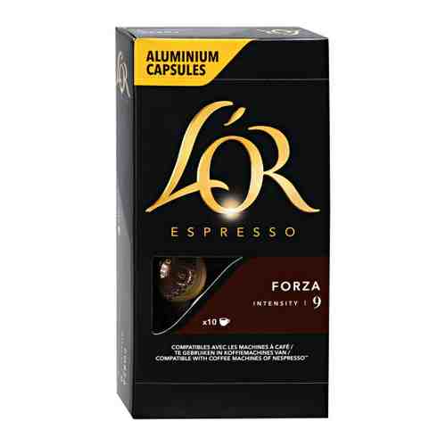 Кофе L’or Espresso Forza 10 капсул по 5.2 г арт. 3353511