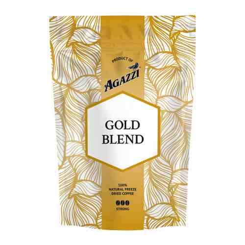 Кофе Agazzi Gold Blend растворимый 95 г арт. 3471510