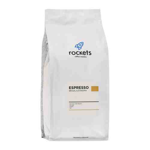 Кофе Rockets coffee roasters Brazil Ethiopia в зернах 1 кг арт. 3509109