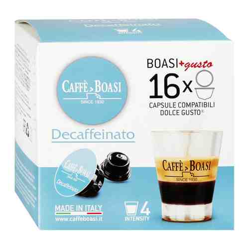 Кофе Caffe Boasi Decaffeinato Dolce Gusto 16 капсул по 7 г арт. 3480099