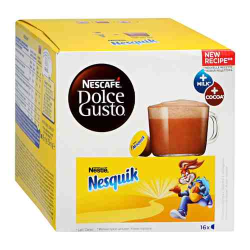 Какао Nescafe Dolce Gusto Nesquik 16 капсул по 16 г арт. 3058941